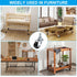 1 Inch 8 Pack PATIKIL Stem Casters, Wire Shelf Caster Wheels Threaded Swivel Stem Wheels Wire Shelving for Rolling Cart