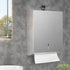 Commercial, Paper Towel Dispenser Wall Mount Stainless Steel Hand Towel Dispenser with Lock, c-fold/Multi-fold/Tri-fold