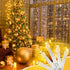 210 70FT LEDs Warm White LED String Lights Transparent Wire, Waterproof & Connectable Christmas Tree Lights for Indoor
