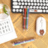 DAIKOYE 24 PCS 0.5mm 6-in-1 Multicolor Ballpoint Pen - Transparent Barrel Ballpoint Pen for Office School Supplies