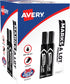 AVERY Marks-A-Lot Large Desk-Style Chisel Tip, Value Pack of 36 Black Permanent Markers for Signs
