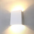 KICAAO LED Wall Sconces Set of Two, 12W Modern Wall Lamp, White