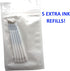 Super Big Fat Pen for Arthritis, 5 Pack, Blue Ink with 5 Refills