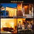 Y-STOP LED Fire Light Bulb with Flickering Flame Effect, 4 Modes for Halloween, Christmas Decorations