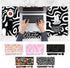 Large Gaming Mouse Pad Set: 4 in 1 Extended Desk Mat with Wrist Rest Pad, Non-Slip Protector for Home Office-Topographic