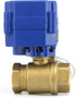 Motorized Ball Valve, 3/4" Brass Electrical Ball Valve, Full Port, 9-24V AC/DC Setup by U.S. Solid