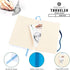 Pentalic 4" x 6" Pocket Sketchbook Traveler Journal, 160 Pages, Bright Blue