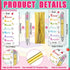 Sayglossy 72 Pcs Teacher Appreciation Gift Bulk Teachers Pens Bulk Thank You Gifts with Thanks Cards Ballpoint Pens
