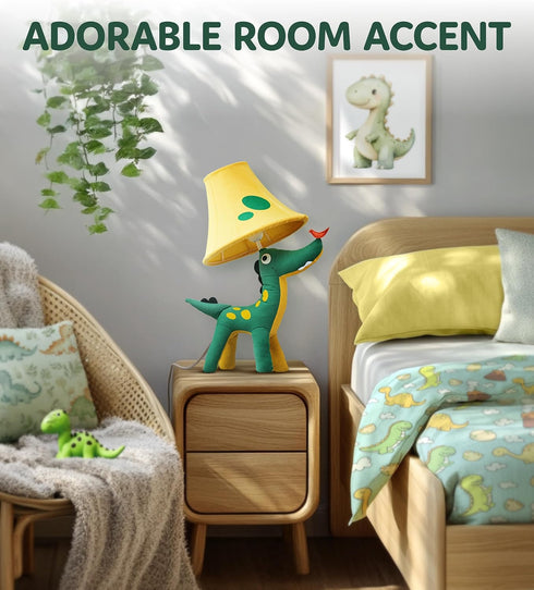 20", 3 4 5 Dinosaur Kids Lamp for Boys Bedroom - Boys lamp for Kids Room - Cute Christmas Gifts, Birthday Gifts for All