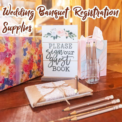 Crtiin 50 Pcs Mini Golf Pencils for Bridal Shower Games, Half Pencils with Eraser, 4 Inch Short Pocket (Rose Gold)