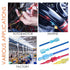 120pcs Male and Female Spade Connectors 24-10 Gauge Nylon Fully Insulated Wire Quick Disconnect Electrical Terminals