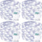 4 Pack 60 LED Christmas Fairy Lights Battery Operated with Timer, 20FT