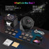 13 360 1/2h 3-Button Galaxy Projector for Bedroom, HD Image Star Projector Galaxy Light Adjustable Knob, Film Discs