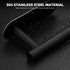JOY DECOR 2 Pack SUS304 Paper Towel Holder - Matte Black Stainless Steel, Under Cabinet Self Adhesive Or Drilling Paper