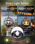 12Pcs Homemory Solar Tea Lights Outdoor Waterproof, Rechargeable Dusk to Dawn Lighting, Flameless Flickering LED Votive