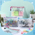 Tenceur 36 Pcs Inspirational Zipper Pouch, Mesh Document Folders, Office Supplies for Teachers