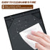 9 Pack 2 Leatherette Table Tents Black PU Leather Menu Covers Bulk Double Sided A-Frame Sign Holders Side Drink Dessert