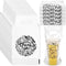 Lawei 500 Pack Handle Drinking Poly Bags, Clear 1-Cup Plastic Drinking Bags