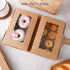 VGOODALL 20PCS Snack Cookie Boxes with Window - 7"x4.3"x1.5" Brown Bakery Boxes for Treats and Desserts