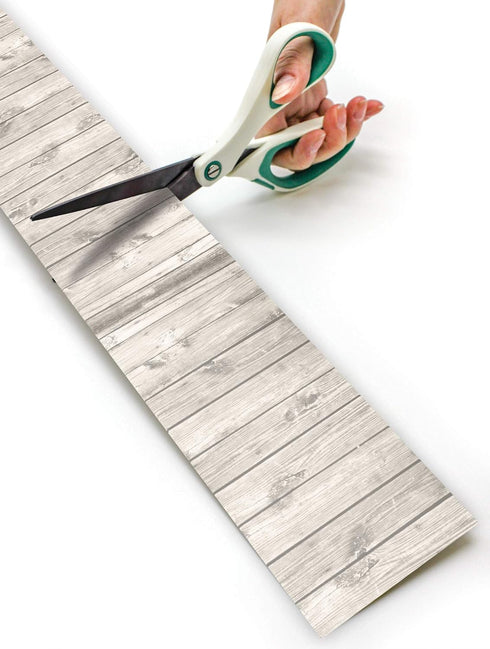 Teacher Created Resources White Wood Straight Rolled Border Trim, 50ft for Bulletin Boards, Classrooms, Offices