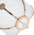 E27 4.2cm Cabilock Plastic Lampshade with Iron Frame Edge, Small Ceiling Light Cover, Boho Pendant Lamp Shade