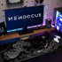 Black Gaming Laptop Mouse Pad, Sea Wave Big Mice Pads, Waterproof Non-Slip 31.5 x 11.8 inches, Kanagawa Surfing Mouse