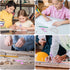 EBOOT Set, 6 Inch 180 Student Geometry Math Drawing Compass and Clear Swing Arm Protractors Degree Math Protractor
