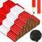 Carpenter Pencils Medium Hard Natural Wood Cased Quality Flat Octagonal Red Black Pencils for Office School Supplies