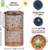Cardinal Solar Lanterns Outdoor Waterproof Hanging Solar Lights Cardinal Gifts for Women Men Metal Bird Decorative LED