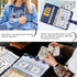 HOGGU Budget Binder with A6 Cash Zipper Envelopes for Budgeting, Cash Organizer, Savings Binder with Budget Sheets