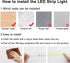 2400LEDs, 2700K Dimmable AXMOTUT COB LED Strip Light Warm White, High Bright LED Lights with RF Remote and UL Power