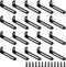 GTILE 20 Pairs Adjustable Right Angle Brackets Metal L Bracke, Heavy Duty 90
