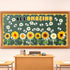 Qilery 103 Pcs Bee Amazing Bulletin Board Sets, Cute Bee Honey Cutouts and Borders for Spring Summer Classroom Decor