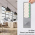 AMANO 7 inch Out(10 Plastic Timecard Rack, Retractable Time Cards Holder Cards, Wall Mount Attendance Time Payroll