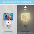 AKKAVNIA Night Light Sea Turtle Plug-in Wall LED Night Lamp with Dusk-to-Dawn Smart Sensor Lamp for Adult Bedroom