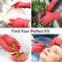 Disposable Nitrile Exam Gloves - Small Box of 100, Burgundy, Latex-Free, Medical Grade
