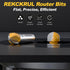 3PCS Set Set, 1/2 inch 5/8, 3/4, 1-1/2 inch Core Box Router Bit Precision, Durability, and Versatility in One