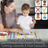 SMARTY MATS (6 Pack) Communication Speech Therapy Placemats for Autism & Non-Verbal Kids Visual Boards, ABA Therapy