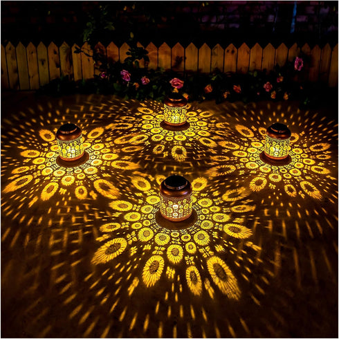 Mothers Day Gifts for Mom Sunflower Solar Lanterns Outdoor Waterproof Hanging Solar Lights Sunflower Gifts for Women