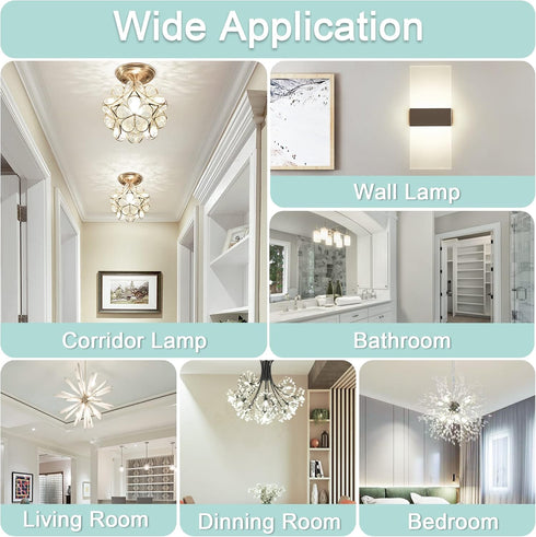 comzler G9 LED Bulb, 6W 4000K Natural Daylight, 60 Watt Halogen Equivalent, 600LM, Non-dimmable, 6 Pack