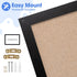Board2by Monthly Chalkboard Calendar & Cork Board Combo, 18" x 24" Magnetic Board with Hanging Wood Frame