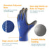 COOLJOB 10/20 Pairs Safety Work Gloves for Men Women Non-slip, Nitrile Rubber Coated Working Garden Yard Gloves Bulk with Grip, Palm Dipped Oil Resistant and Hand-friendly, (Blue Gray, Medium)