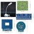 5-in-1 Soldering Practice Kit DIY Classic Desk Lamp, Square Metal Detector, Small Tesla, Heart Shaped Flow Lamp