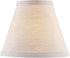 Aspen Creative 32127-2 Set (2 Pack), 6" (3" 6" 5") Small Hardback Empire Shape Chandelier Clip-On Lamp Shade
