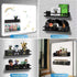 VANPET Metal Magnetic Book Shelf for Whiteboard, Metal Magnetic Bookshelf, Book Display Shelf for Teacher Kids