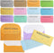 Juvale 96 Pack Bulk Budget Envelopes for Cash System, 12 Colors, Money Saving Challenge, 6.5 x 3 In