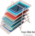 Mind Reader 5-Tier Paper Tray, Desktop Organizer for File Storage, Metal Mesh, Pink