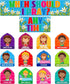 FaCraft When Should I Pray Cutouts, Religious Christian Bulletin Board Sets for Classroom, Bible Church Sunday School