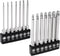 MulWark Security Torx Bit Set - 14PC Tamper Proof Star Screwdriver Bits, 3" Long, S2 Steel, T4 - T40
