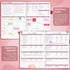 5 A5 Clever Fox Budget Planner Premium Edition Expense Tracker Notebook + Cash Envelopes, Budget Planner Organizer;